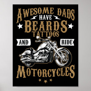 Beard Shirt Fantastisk Pappor Beard Tattoos och M Poster