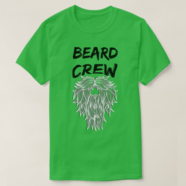Beard Shirts Gift för manar T Shirt (Design framsida)