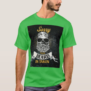 Beard Skull beklagar att det här skägget tas Vinta T Shirt