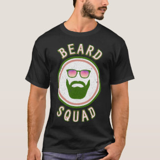 BEARD SQUAD Grönt Stil T Shirt