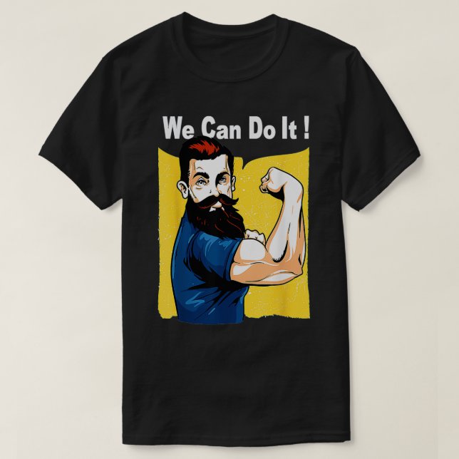 Beard Tshirt 2 T Shirt (Design framsida)