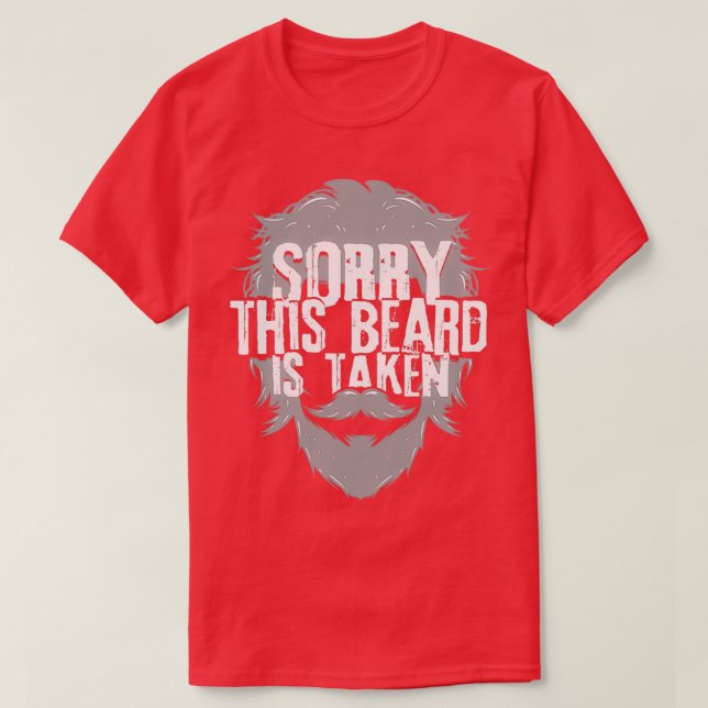 Beard Valentinex27S Dag Funny Gift Beard För manar T Shirt (Design framsida)
