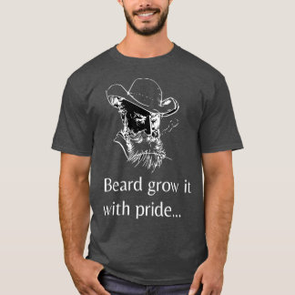 Beard växer med pride Classic TShirt T Shirt