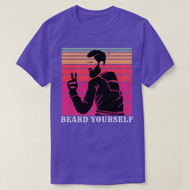 Beard Yourself 10 T Shirt (Design framsida)
