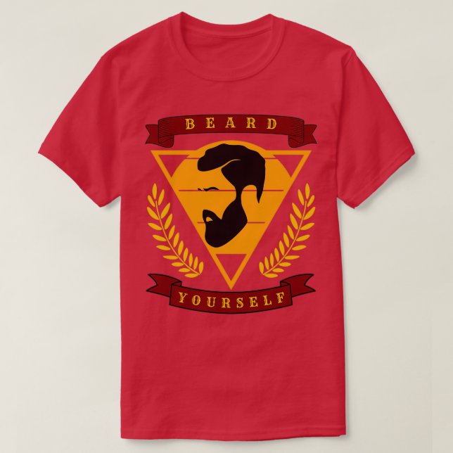Beard Yourself 46 T Shirt (Design framsida)