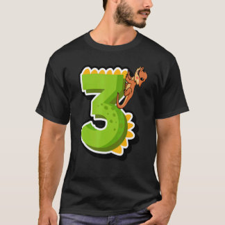 Beardad drake, 3:e födelsedag, reptilt (grafi) t shirt