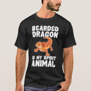 Beardad drake är min andliga djurödla reptil t shirt