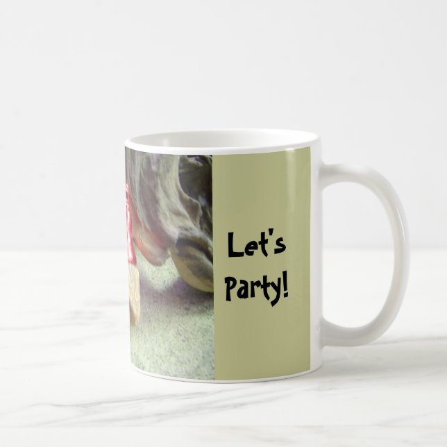 Beardad drake från party kaffemugg (Höger)