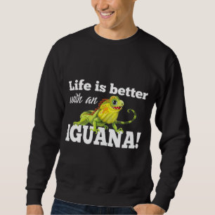 Beardad drakmer är bättre med en Iguana Lång Ärmad Tröja