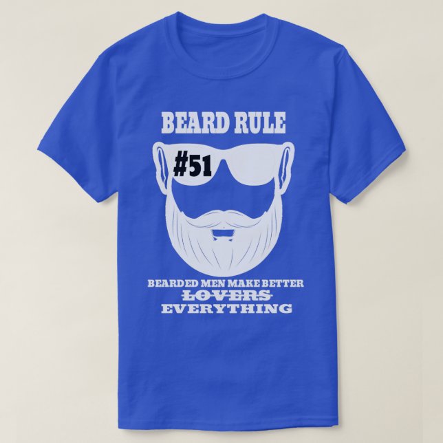 Beardade Manar enligt artikel 51 gör bättre Älskar T Shirt (Design framsida)