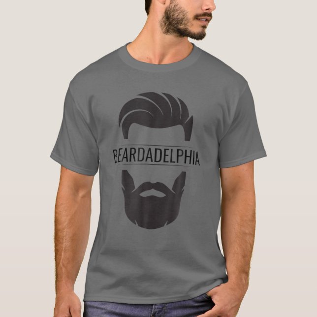 Beardadelphia Funny Beardadelphia Beard Pappa Gift T Shirt (Framsida)