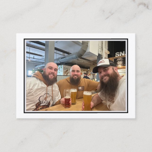 Bearded Baker Banter Trading Cards: BEERds (Framsida)
