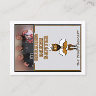 Bearded Baker Banter Trading Cards: Podcast Logoty