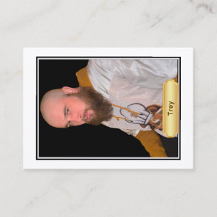 Bearded Baker Banter Trading Cards: Trey Jersey