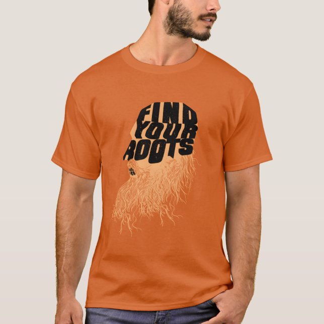 Bearded beard men quote Bearded beard men quote in T Shirt (Framsida)
