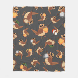 Bearded Birding Bearded Birds Bonanza Fleecefilt