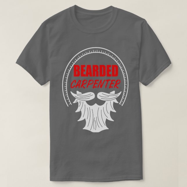 Bearded Carpenter 1 T Shirt (Design framsida)