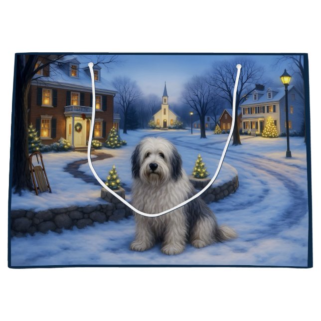 Bearded Collie Gift  Bag (Framsidan)