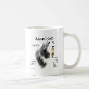 Bearded Collie History; Kärlek Bearded Collies Kaffemugg