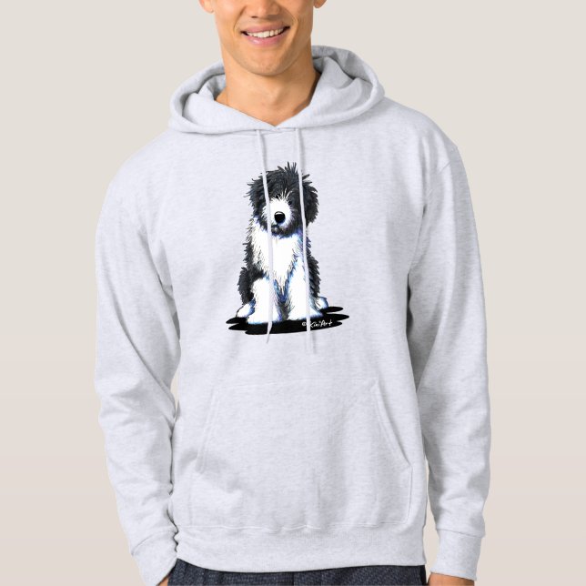 Bearded Collie Hoodie (Framsida)