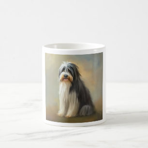 Bearded Collie Hund Kaffemugg
