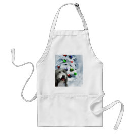 Bearded Collie-julklappar Förkläde