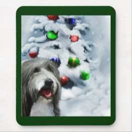 Bearded Collie-julklappar Musmatta