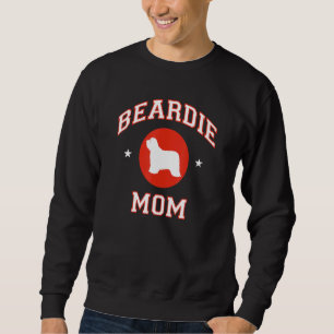 Bearded Collie Mamma Lång Ärmad Tröja