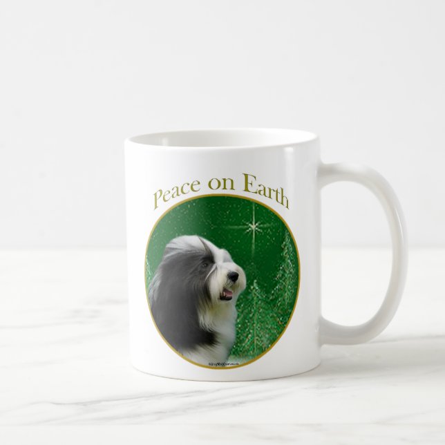 Bearded Collie Peace Kaffemugg (Höger)