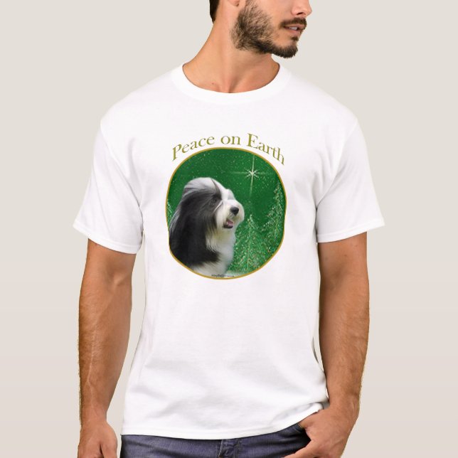 Bearded Collie Peace Tee (Framsida)
