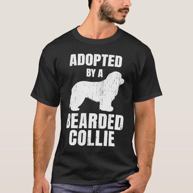 Bearded Collie T Shirt (Framsida)