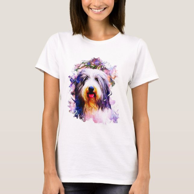 Bearded Collie Tee (Framsida)