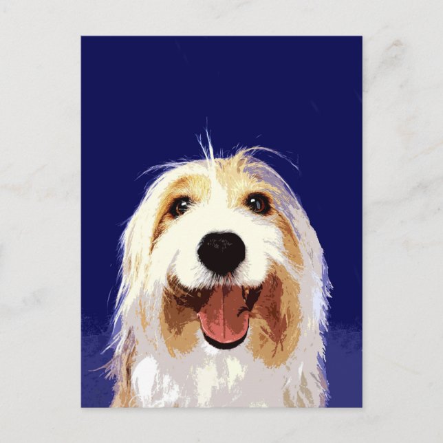 Bearded Collie Vykort (Framsida)