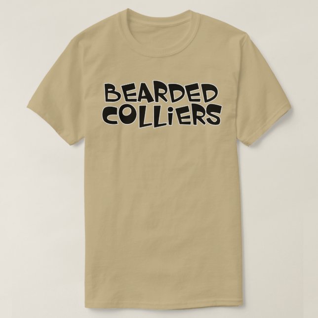 Bearded Colliers T Shirt (Design framsida)