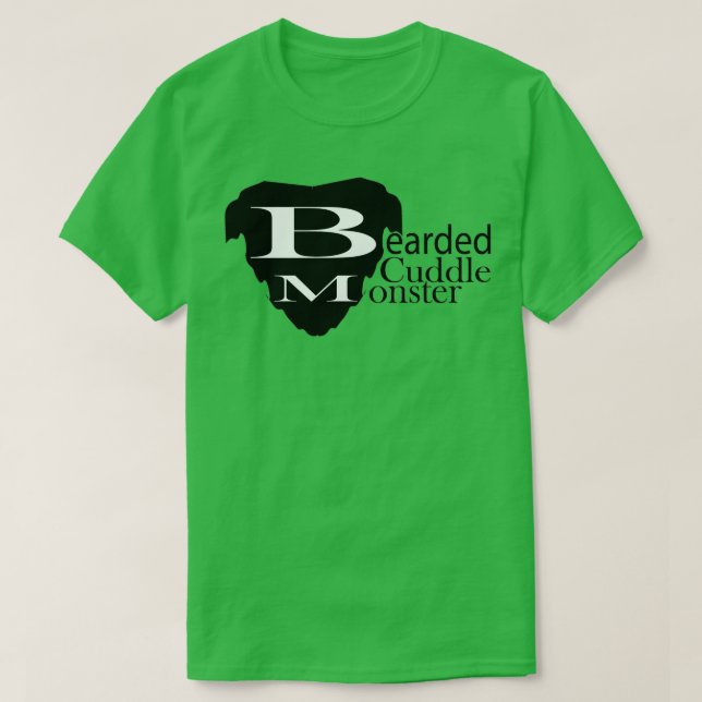Bearded Cuddle Monster Classic TShirt T Shirt (Design framsida)