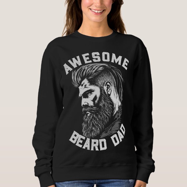 Bearded Dads are Awesome Show Your Great Love T Shirt (Framsida)