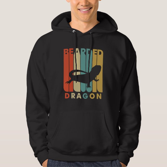 Bearded Dragon1 Hoodie (Framsida)