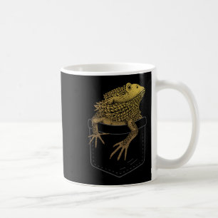 Bearded Dragon Art För manar Women Kids Bearded Dr Kaffemugg