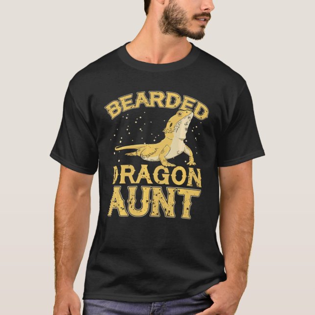 Bearded Dragon Bearded Dragon Aunt T Shirt (Framsida)