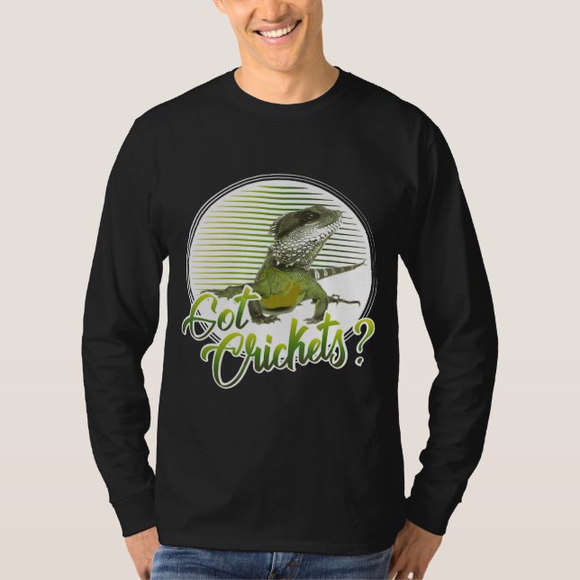 Bearded Dragon Bearded Dragon Har Cricks T Shirt (Framsida)