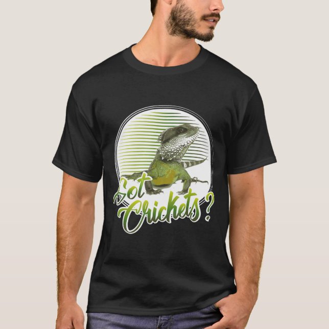 Bearded Dragon Bearded Dragon Har Cricks T Shirt (Framsida)
