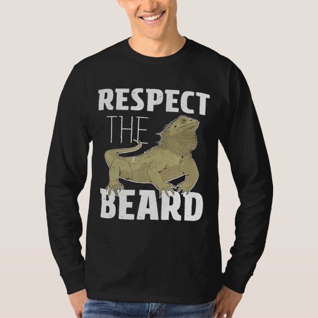 Bearded Dragon Bearded Dragon Pappa eller Mamma T Shirt (Framsida)