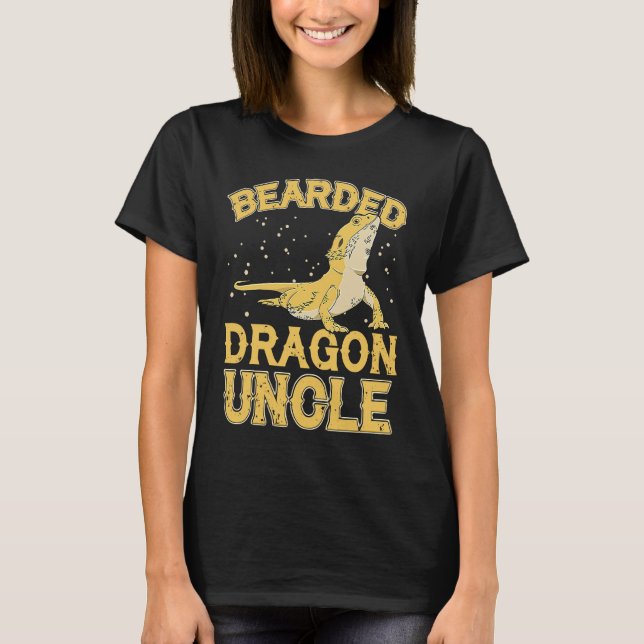 Bearded Dragon  Bearded Dragon Uncle T Shirt (Framsida)