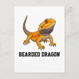Bearded Dragon Customizable Personalizable  Vykort