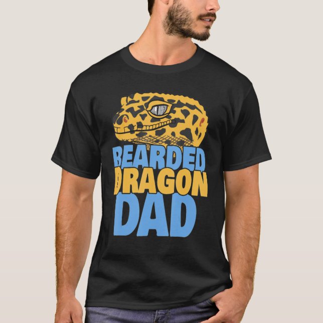 Bearded Dragon Dad  Reptile Lizard  Dad Father T Shirt (Framsida)