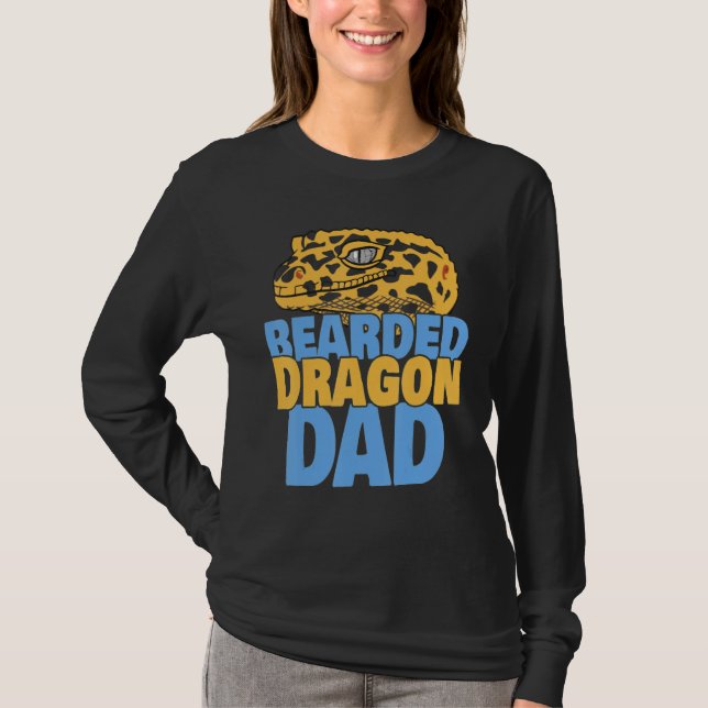 Bearded Dragon Dad  Reptile Lizard  Dad Father T Shirt (Framsida)