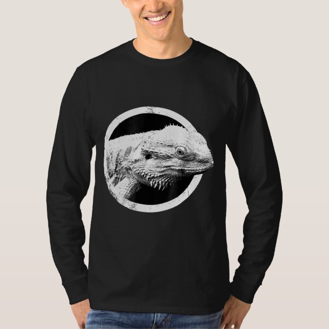 Bearded Dragon Distress T Shirt (Framsida)
