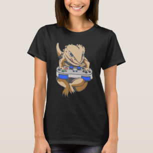 Bearded Dragon Gamer Boys Kids Video Game Players T Shirt