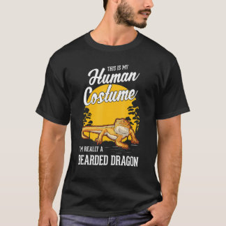 Bearded Dragon Human Costume Halloween Bearded Dra T Shirt