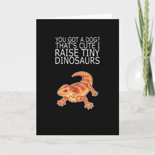 Bearded Dragon HUND? RAISE TINY DINOSAURS Lizard Kort